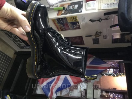 ОРИГІНАЛ! Черевики Dr.Martens 1460 W Black Patent DM11821011 (39 розмір) чорні. . . фото 10