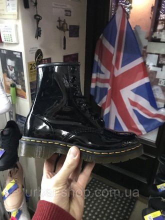 ОРИГІНАЛ! Черевики Dr.Martens 1460 W Black Patent DM11821011 (39 розмір) чорні. . . фото 9