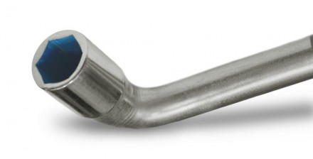 Артикул: 48-602
Ключ торцевий вигнутий виготовлений з міцної вуглецевої сталі С4. . фото 4