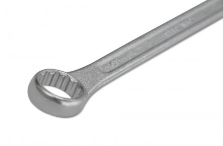 
Артикул: 48-203
Ключ гаечный рожково-накидной из прочной стали Cr-V (36-45 HRC). . фото 4