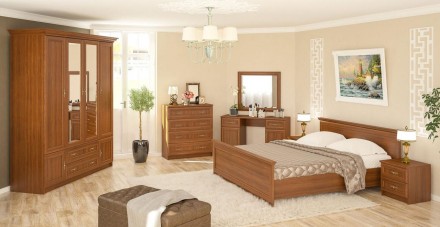 Спальня 1 Даллас Меблі Сервіс - зручні та практичні меблі, що характеризуються с. . фото 2