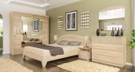 Спальня Аляска Мебель Сервис - удобная и практичная мебель, характеризующаяся ст. . фото 2