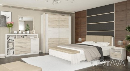 Спальня 2 Кім Меблі Сервіс - зручні та практичні меблі, що характеризуються стил. . фото 1
