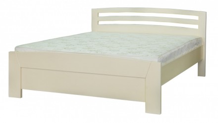 
Двуспальная кровать "Рондо" изготовлена из натурального дерева. Низкое изножье . . фото 3