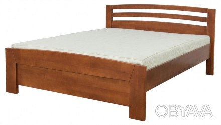
Двуспальная кровать "Рондо" изготовлена из натурального дерева. Низкое изножье . . фото 1