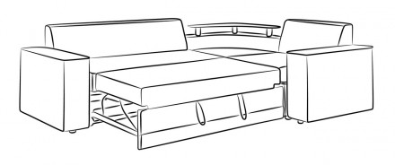 Кутовий диван Сатурн New Меблі Сервіс - зручна, функціональна і сучасна м'які ме. . фото 5
