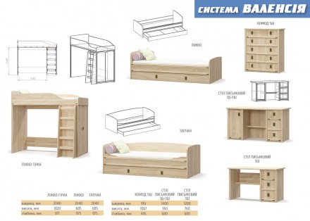 Кровать Горка Валенсия Мебель Сервис - удобная и практичная мебель, характеризую. . фото 8