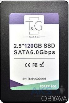 Новый Накопитель SSD 120GbT&G 2.5" 3D TLC (TG25S120G)Тип диска: SSDОбъем накопит. . фото 1