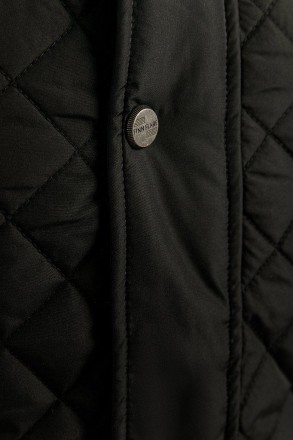 Стеганая куртка мужская от финского бренда Finn Flare прямого кроя с ромбовидной. . фото 7