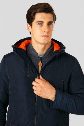 Куртка мужская демисезонная удлиненная, сочетает в себе комфорт и функциональнос. . фото 6