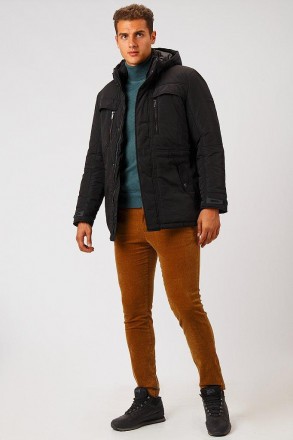Короткая куртка мужская зимняя Finn Flare дает оптимальный комфорт благодаря выс. . фото 4
