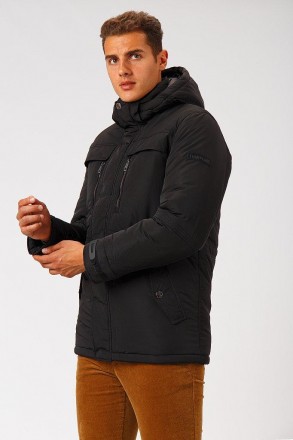 Короткая куртка мужская зимняя Finn Flare дает оптимальный комфорт благодаря выс. . фото 2