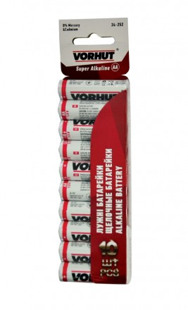 Батарейки лужні Vorhut Super Аlkaine АА 1.5 V (34-252). Чернігів. фото 1 Батарейки лужні Vorhut Super Аlkaine АА 1.5 V (34-252). Чернігів. фото 1