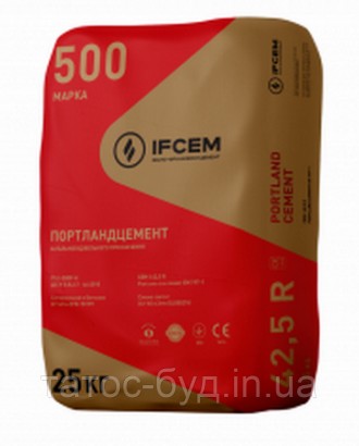 ЕвроЦемент марка М-500 заводская тара 25 кг, точный вес. Производство з-д Ивано-. . фото 3