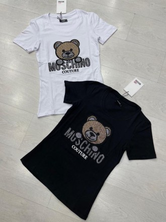 ОРИГИНАЛЬНАЯ ФУТБОЛКА РЕПЛИКА (КОПИЯ БРЕНД) MOSCHINO. Онуфріївка. фото 1 ОРИГИНАЛЬНАЯ ФУТБОЛКА РЕПЛИКА (КОПИЯ БРЕНД) MOSCHINO. Онуфріївка. фото 1