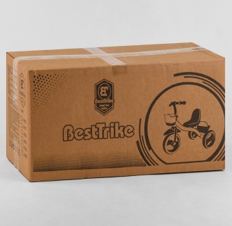 
Велосипед 3-х колёсный "Best Trike" мята, пена колесо EVA со светом и звуком, п. . фото 4