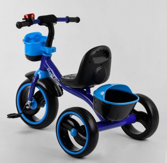 
Велосипед 3-х колёсный "Best Trike" синий, пена колесо EVA со светом и звуком, . . фото 3