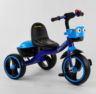 
Велосипед 3-х колёсный "Best Trike" синий, пена колесо EVA со светом и звуком, . . фото 2