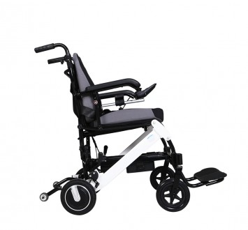 Комфортная инвалидная коляска с электроуправлением для людей с весом до 130 кг. . . фото 4