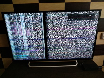 Плата снята с работоспособного телевизора Sony KDL-40W605B с механическим повреж. . фото 8