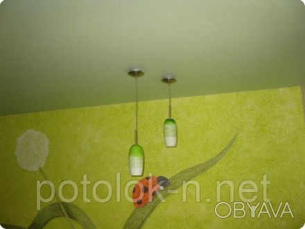 Матовый натяжной потолок.
 
Матовый натяжной потолок — самый оптимальный вариант. . фото 1