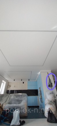 Натяжной потолок со световыми линиями в гостиную в Днепре
Натяжной потолок со св. . фото 8