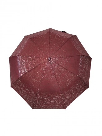 Женский зонт полуавтомат из серебряною абстракциею на ярком фоне фирмы "Max"
 Дл. . фото 3