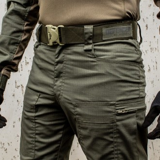 Прочные тактические брюки "DEFENDER" OLIVE из эластичной ткани с ремнём!
Констру. . фото 6