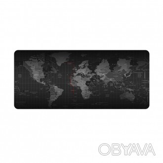 
	Килимок тканинний "Карта світу", 500*1000 мм - комфорт для вашої мишки та руки. . фото 1
