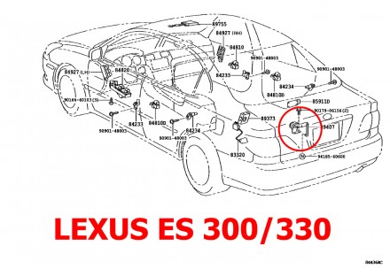 Тяга датчика корректора фар LEXUS ES 300/330 (2001-2006) 89407-48010
Оригинальна. . фото 5