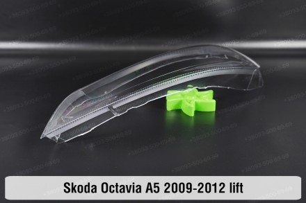 Скло на фару Skoda Octavia A5 (2008-2013) II покоління рестайлінг ліве.У наявнос. . фото 6