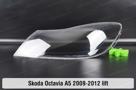 Скло на фару Skoda Octavia A5 (2008-2013) II покоління рестайлінг ліве.У наявнос. . фото 2