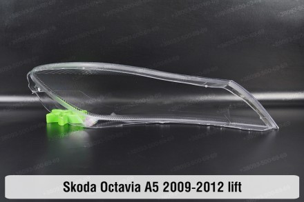 Скло на фару Skoda Octavia A5 (2008-2013) II покоління рестайлінг ліве.У наявнос. . фото 3