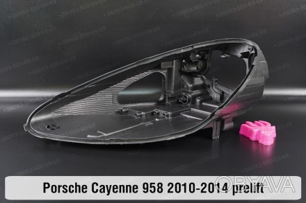 Новый корпус фары Porsche Cayenne 958 (2010-2014) II поколение дорестайлинг левы. . фото 1