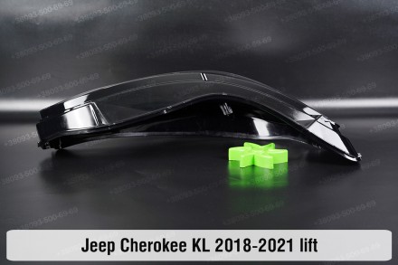 Стекло на фару Jeep Cherokee KL (2018-2022) I поколение рестайлинг правое.В нали. . фото 6