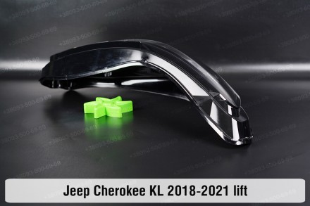 Стекло на фару Jeep Cherokee KL (2018-2022) I поколение рестайлинг правое.В нали. . фото 9