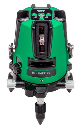 Лазерный уровень (нивелир) ADA 3D Liner 2V Green
 
Модель отличается:
	Точностью. . фото 3