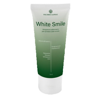 Зубна паста white smile 75 мл. Полтава. фото 1 Зубна паста white smile 75 мл. Полтава. фото 1