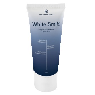 Зубна гель- паста white smile 75 мл. Полтава. фото 1 Зубна гель- паста white smile 75 мл. Полтава. фото 1