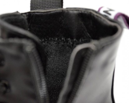 Ботинки CLIBEE арт.А-131-А, new classic, черный-фиолетовый Материал наружный – к. . фото 8