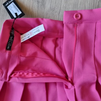 Яркая мини юбка розового цвета с высокой посадкой размер UK 10, US 6, британског. . фото 6