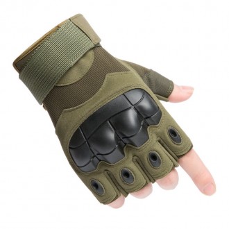 Перчатки тактические с прочными защитными элементами позволяют избежать травмати. . фото 3
