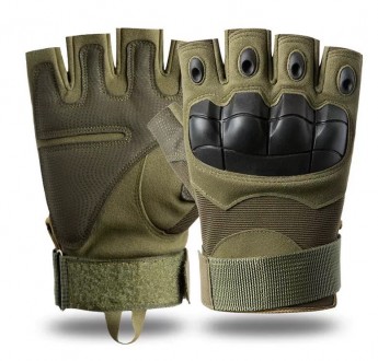 Перчатки тактические с прочными защитными элементами позволяют избежать травмати. . фото 2