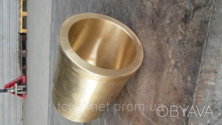 Втулка бронзовая 42х8-9 мм БрАЖ 9-4 (внешний х внутренний диаметр) втулки бронзо. . фото 1