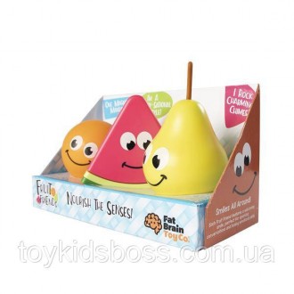 Оригинальный игровой набор Веселые фрукты Fat Brain Toys Fruit Friends создан дл. . фото 7
