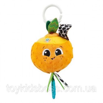 Мягкая игрушка-подвеска Lamaze Апельсинка с прорезывателем имеет несколько факту. . фото 2