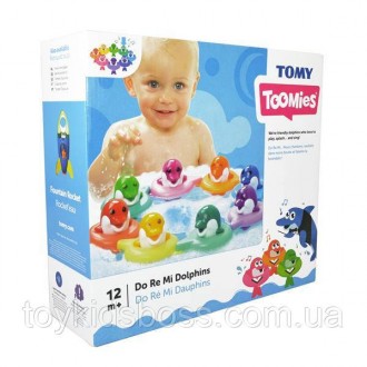 Набор игрушек для ванной Toomies Поющие дельфины вызовет улыбку у малыша, и купа. . фото 3