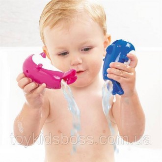 Набор игрушек для ванной Toomies Поющие дельфины вызовет улыбку у малыша, и купа. . фото 4