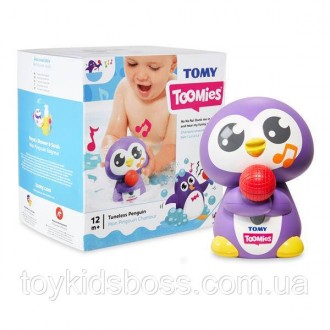 Игрушка для ванной Toomies Пингвин понравится детям от 12 месяцев. Медленно погр. . фото 4