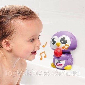 Игрушка для ванной Toomies Пингвин понравится детям от 12 месяцев. Медленно погр. . фото 7
